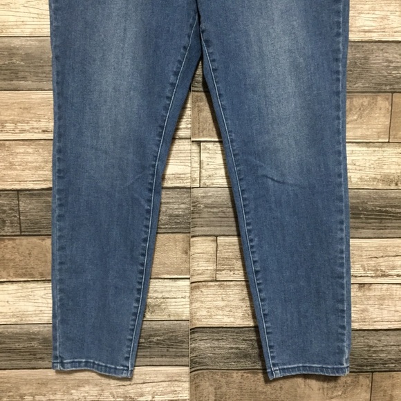 Soft Surroundings Pull On Skinny Jeans Women’s L Blue (Inseam 26) Stretch - Picture 6 of 10